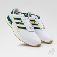 Custom Adidas S2G Golf Sneakers by MattB Customs. Customised with Masters colourway with hand painted red flag design.