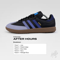 Create Your Own Colourway - Adidas Samba Black Golf Custom