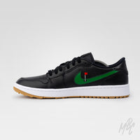 Custom Golf Jordan 1 Low Sneakers - Clean on the Green