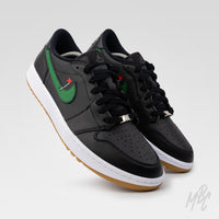 Custom Golf Jordan 1 Low Sneakers - Clean on the Green