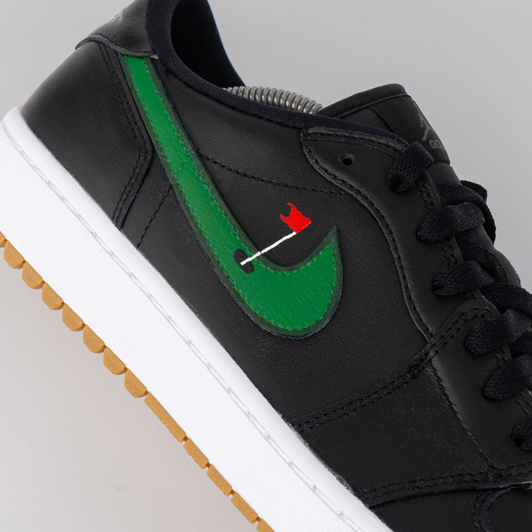 Custom Golf Jordan 1 Low Sneakers - Clean on the Green