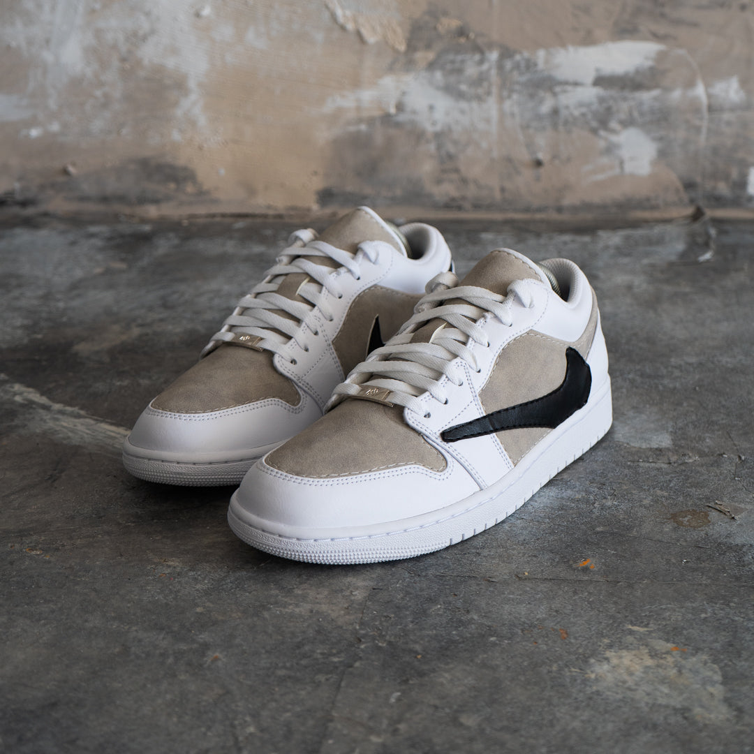 Sandy Cactus Suede - Jordan 1 Low Custom