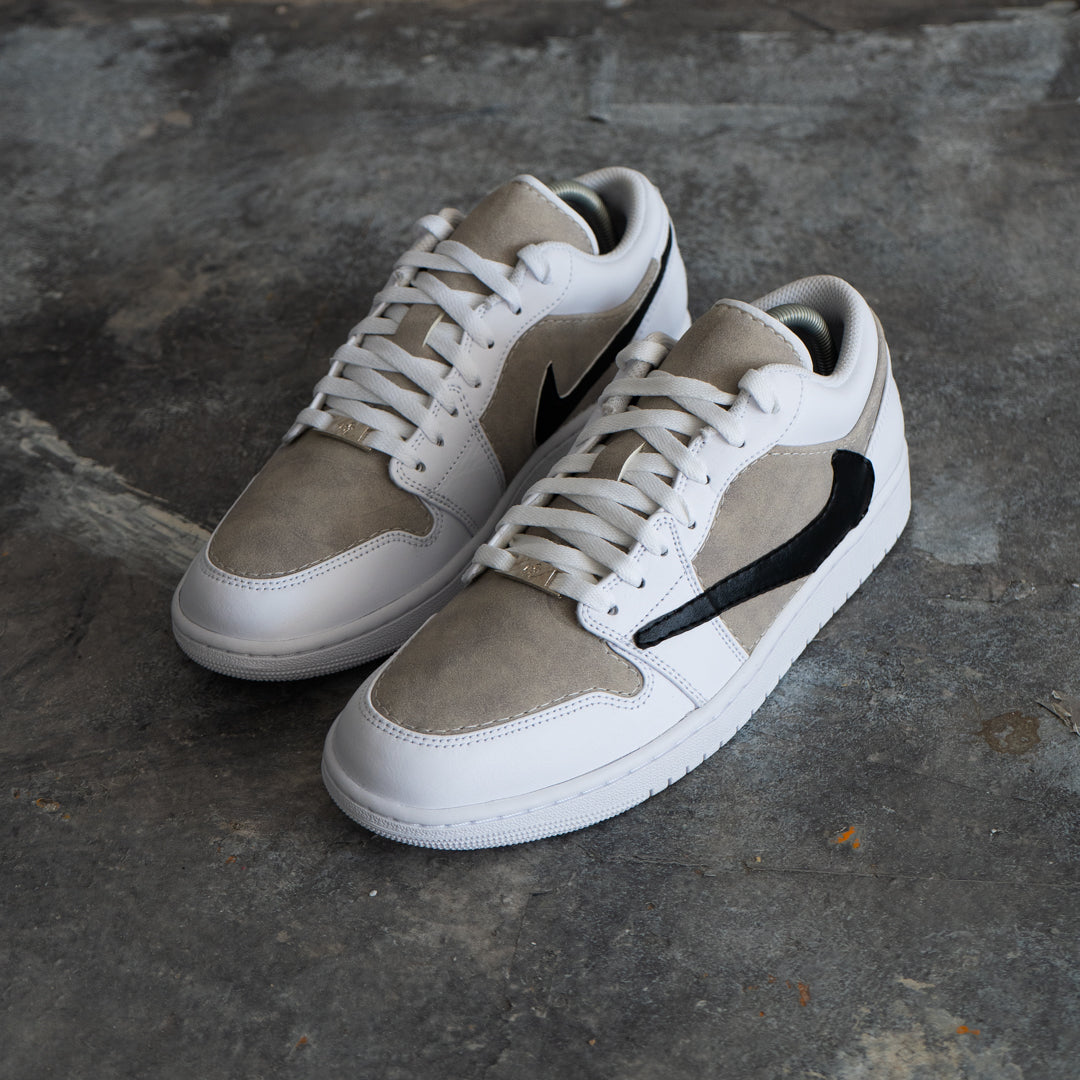 Sandy Cactus Suede - Jordan 1 Low Custom