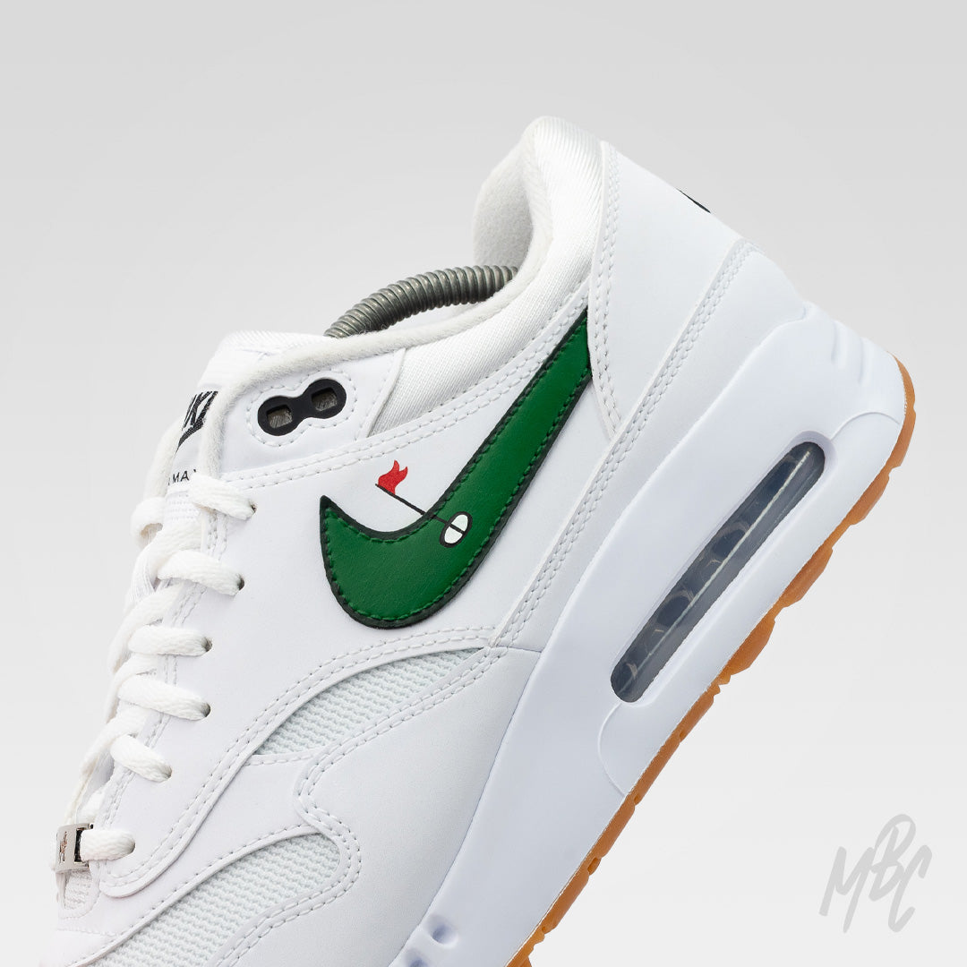 Clean on the Green Custom Golf Air Max 1 Custom Sneakers