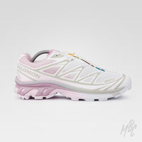 Dip Dye Gradient Salomon XT-6 custom with soft pink gradient and trail sole