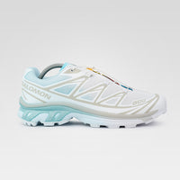Dip Dye Gradient Salomon XT-6 custom with turquoise heel fade and trail outsole