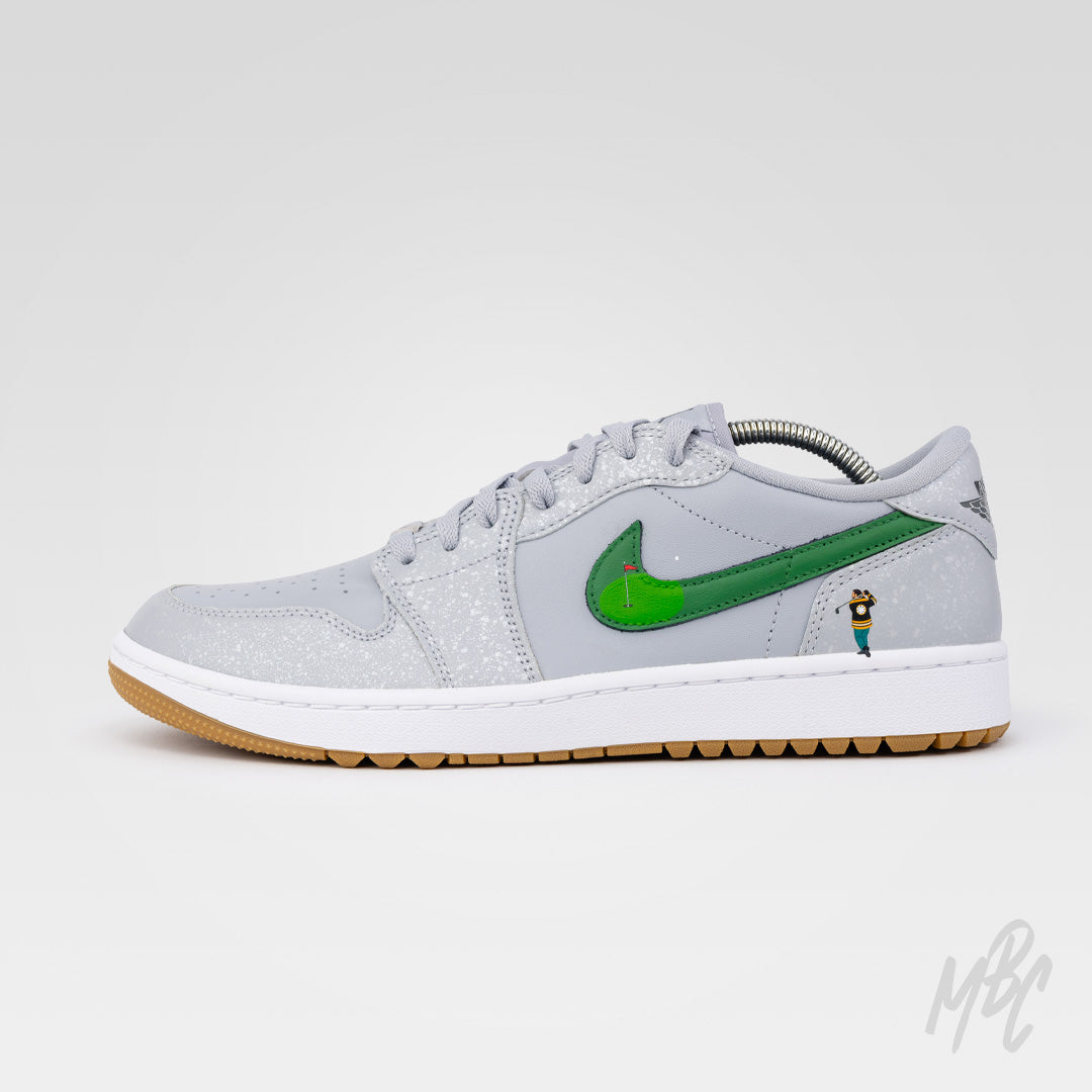 Nike Jordan 1 Low Custom Golf Sneakers - Happy Golfing