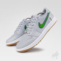 Custom Golf Shoes - Nike Jordan 1 Low Happy Golfing