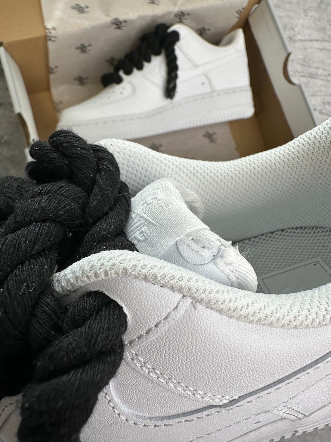 Thicc Laces - Air Force 1 | UK 5 (Faulty) Nike Sneakers