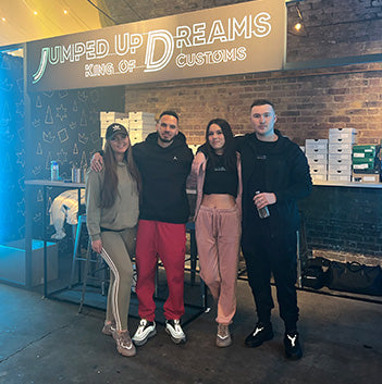 MattB Customs team outside JD street party customisation booth