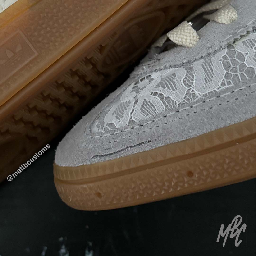 Faulty Lacey Flower Custom Trainers