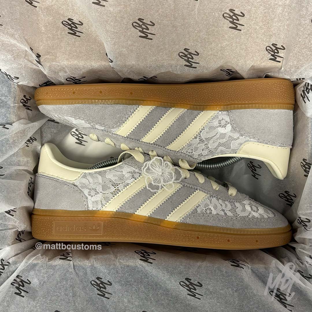 Lacey Flower - Adidas Spezial Custom Trainers