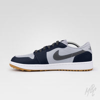 Midnight Tour Nike Jordan 1 Low Custom Golf Sneakers