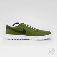 Custom Jordan 1 Low Off The Tee green golf sneaker side profile