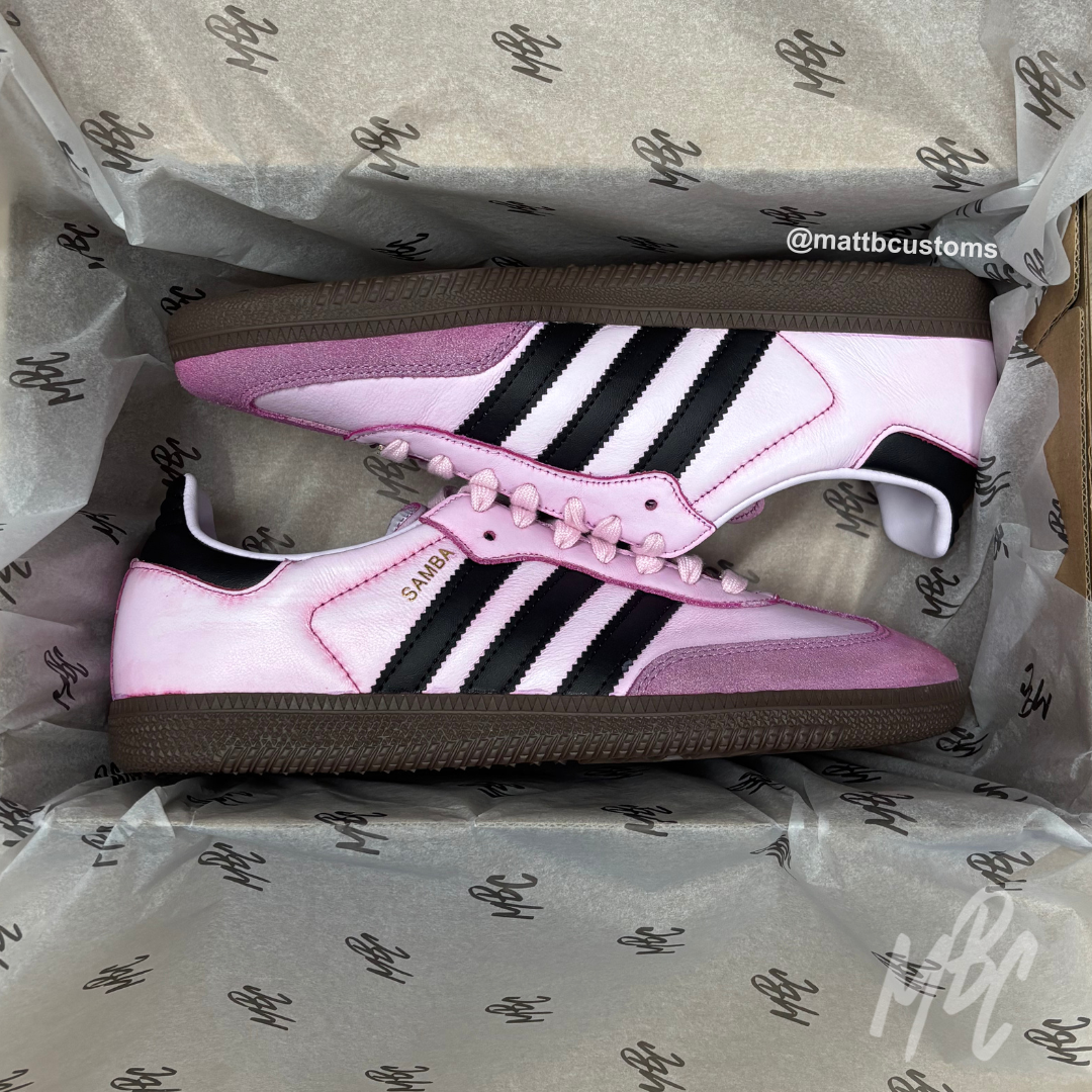 Pink Dip Dye - Adidas Samba