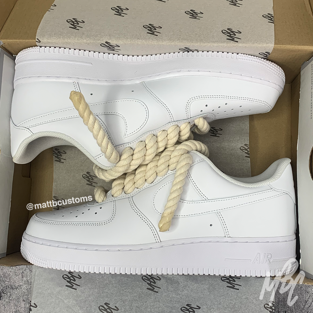 Thicc Laces - Air Force 1 | UK 10 Nike Sneakers