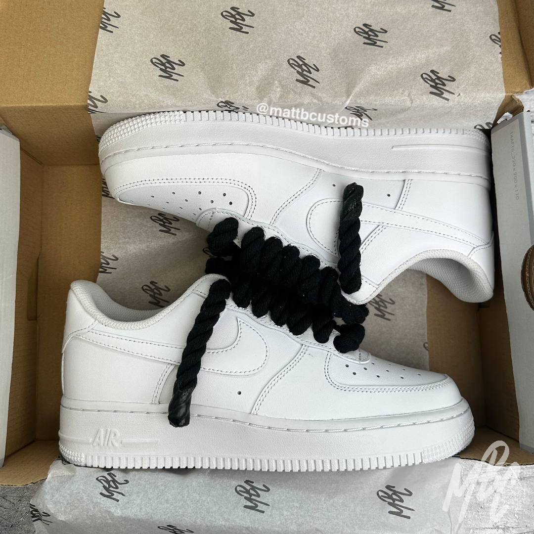 Thicc Laces - Air Force 1 | UK 5 (Faulty) Nike Sneakers