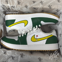 Putting Green - Jordan 1 Low Golf Custom | UK 11