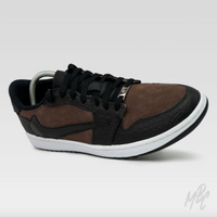 Mocha Reverse Suede - Jordan 1 Low Golf Custom | UK 8.5
