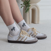 Beige Twine - Adidas Samba Custom Sneakers