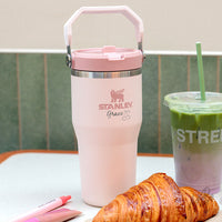 Custom Engraved Ice Flow Flip Straw Stanley Cup