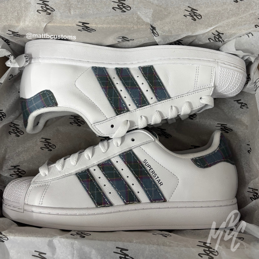 adidas gazelle silver green womens Tartan - Adidas Superstar