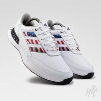 Custom Adidas S2G Golf Sneakers by MattB Customs. Customised with USA flag design inspired by Ryder Cup.