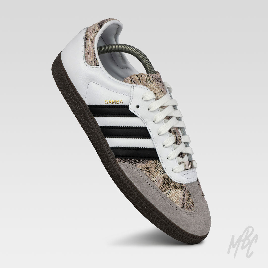 Vintage Carpet Adidas Samba custom trainers