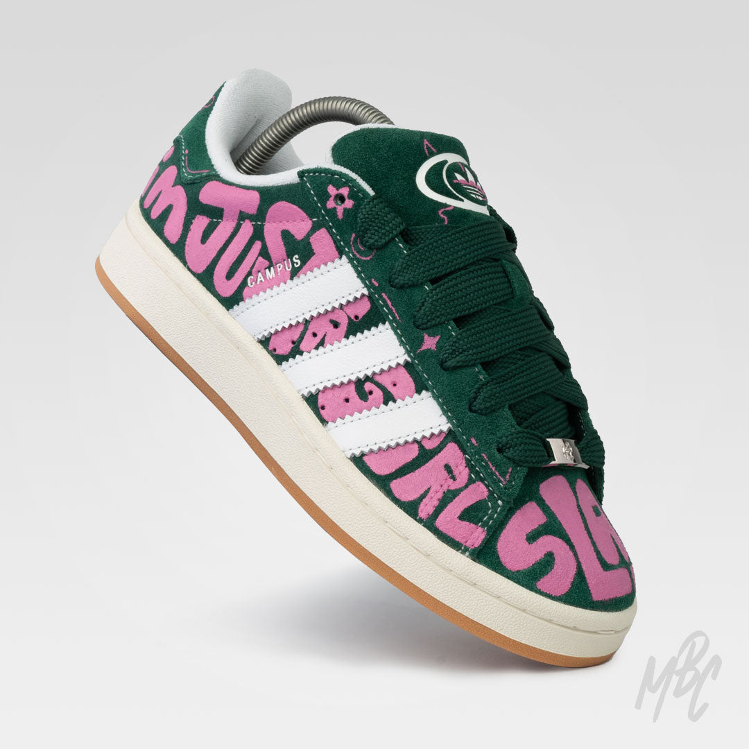 I'm Just a Girl - Adidas Campus Custom Trainers MattB Customs I'm Just a Girl - Adidas Campus Custom Trainers MattB Customs