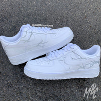 3M Reflective Lightning - Air Force 1 Custom Nike Sneakers