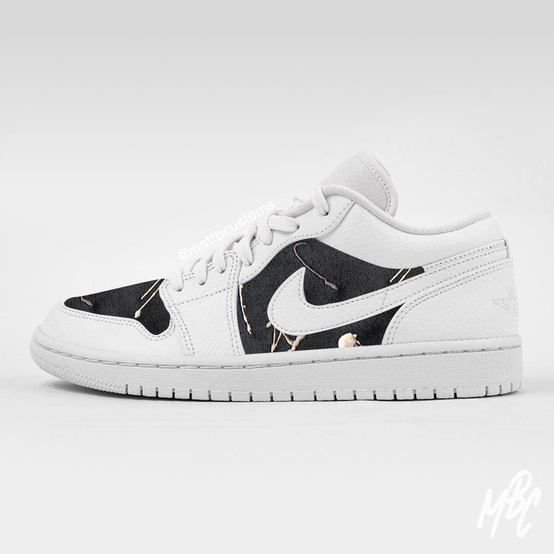 Threaded Paint - Jordan 1 Low Custom Nike Sneakers