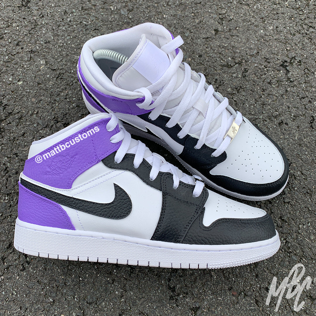 OG Colourway (Create Your Own) - Jordan 1 Mid Custom Nike Sneakers