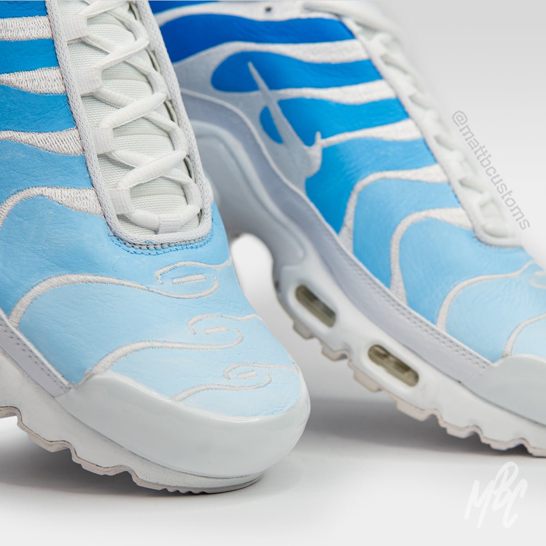 Blue Fade - Nike Air Max TN Custom Nike Sneakers