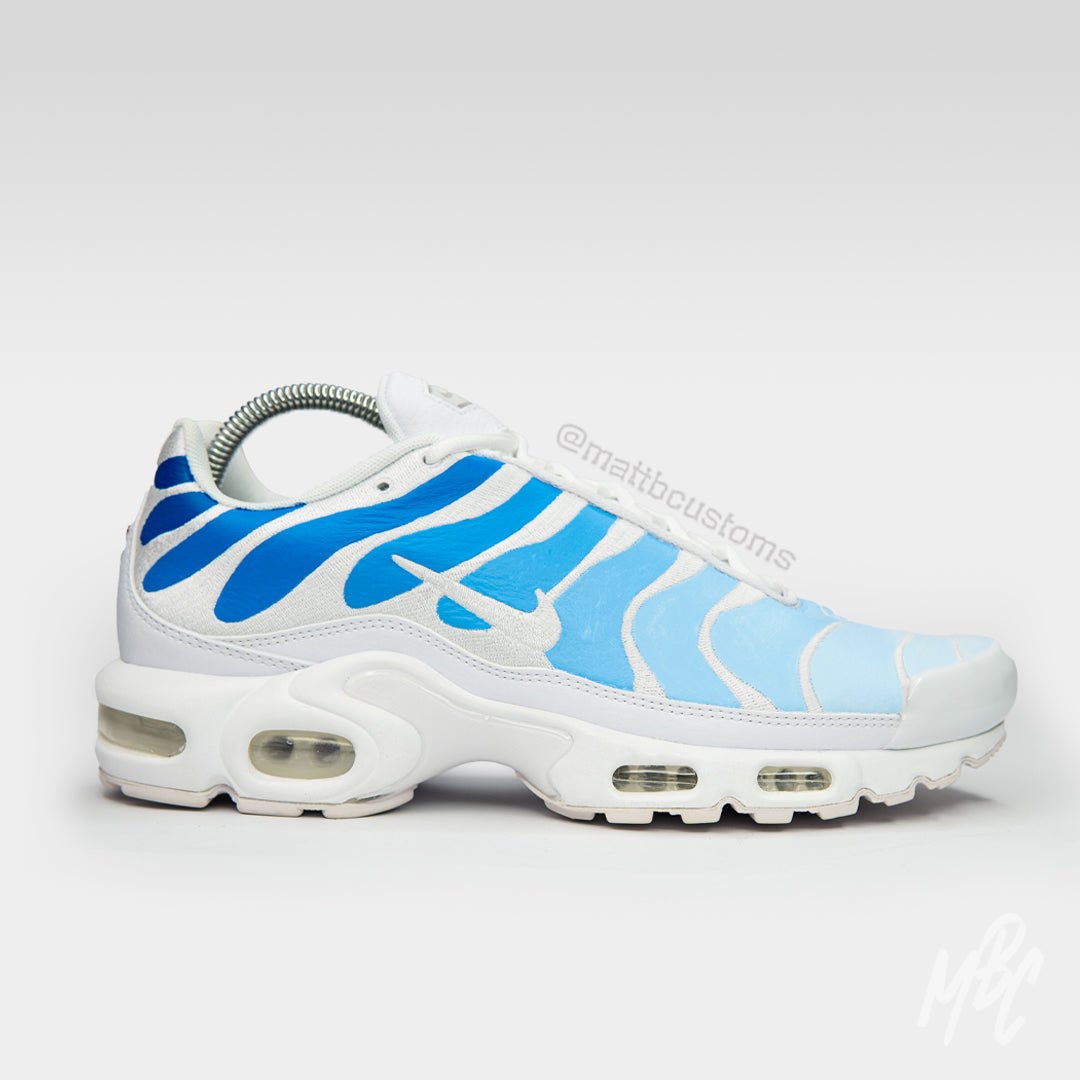 Blue Fade - Nike Air Max TN Custom Nike Sneakers