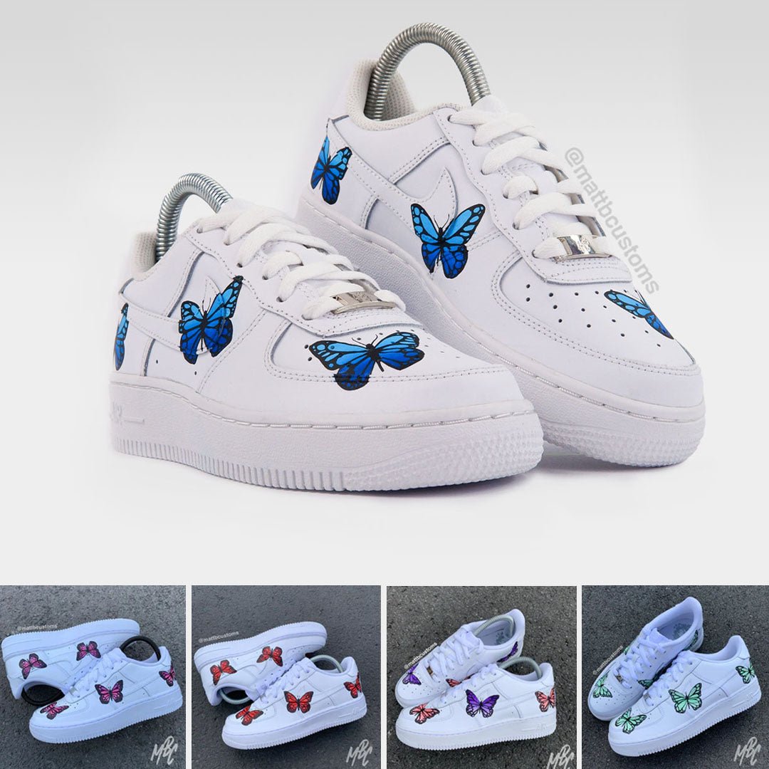 Custom Nike Air Force 1 Rainbow ButterFLY - Custom Nike Shoes – BlvdCustom