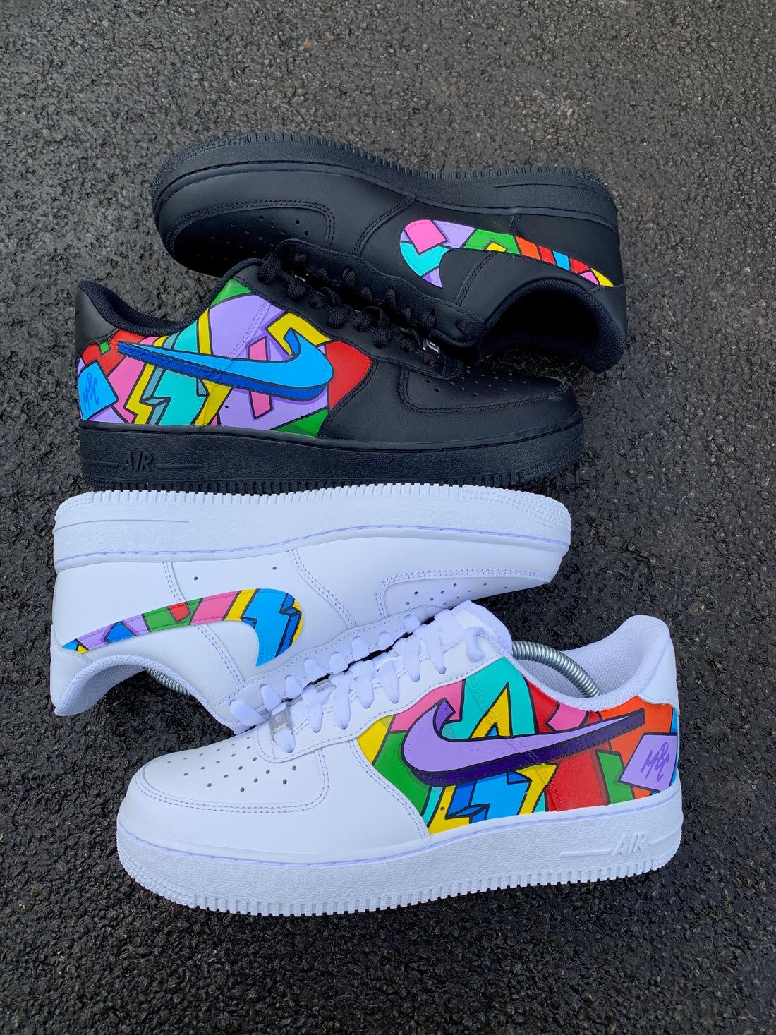 Cartoon Freestyle - Air Force 1 Custom Nike Sneakers