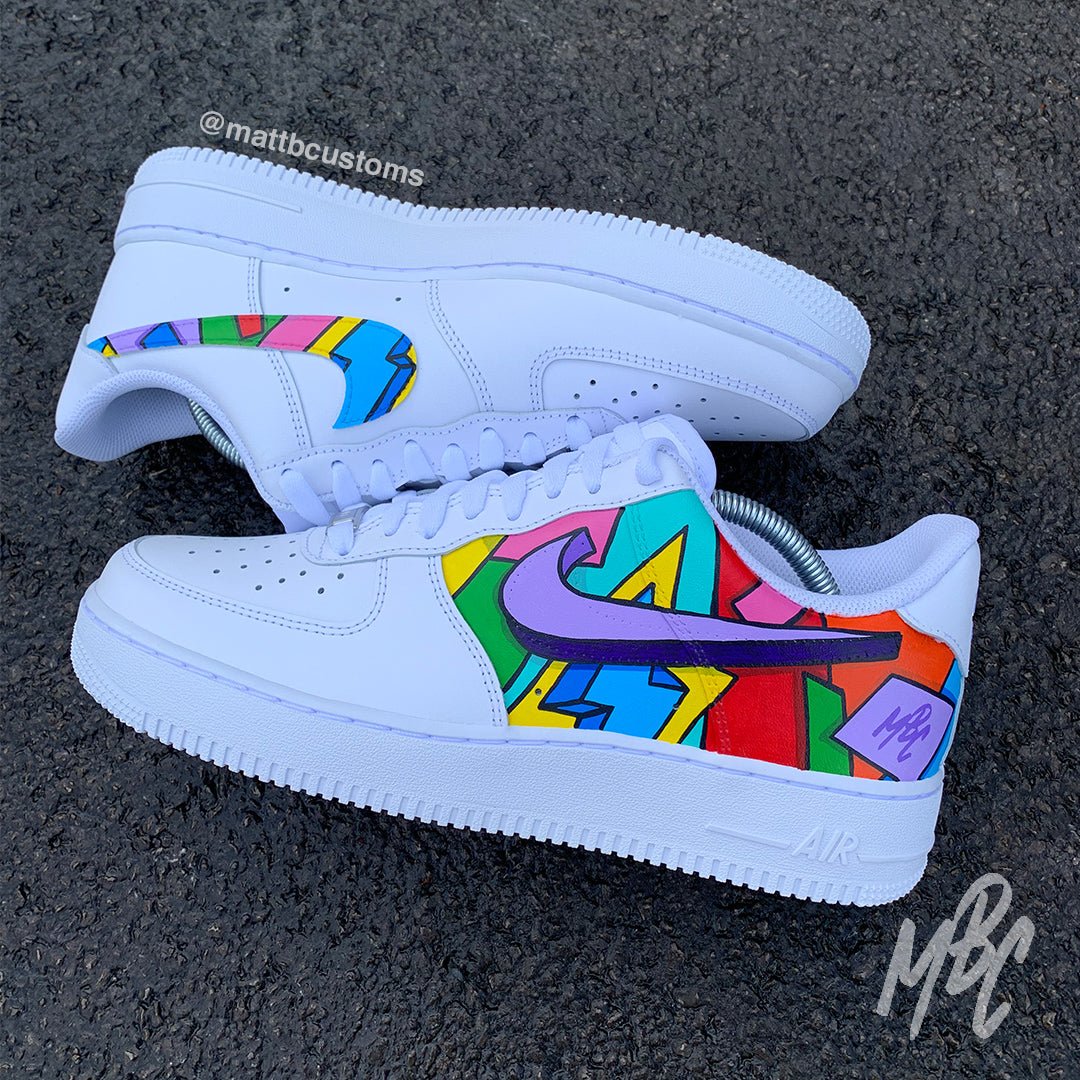 Cartoon Freestyle - Air Force 1 Custom Nike Sneakers