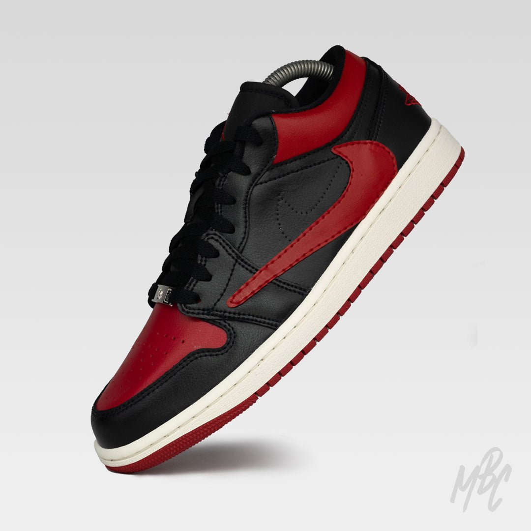 Chicago Reverse Swoosh - Jordan 1 Low Custom Nike Sneakers