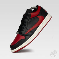 Chicago Reverse Swoosh - Jordan 1 Low Custom Nike Sneakers