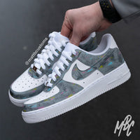 Concrete - Air Force 1 Custom Nike Sneakers