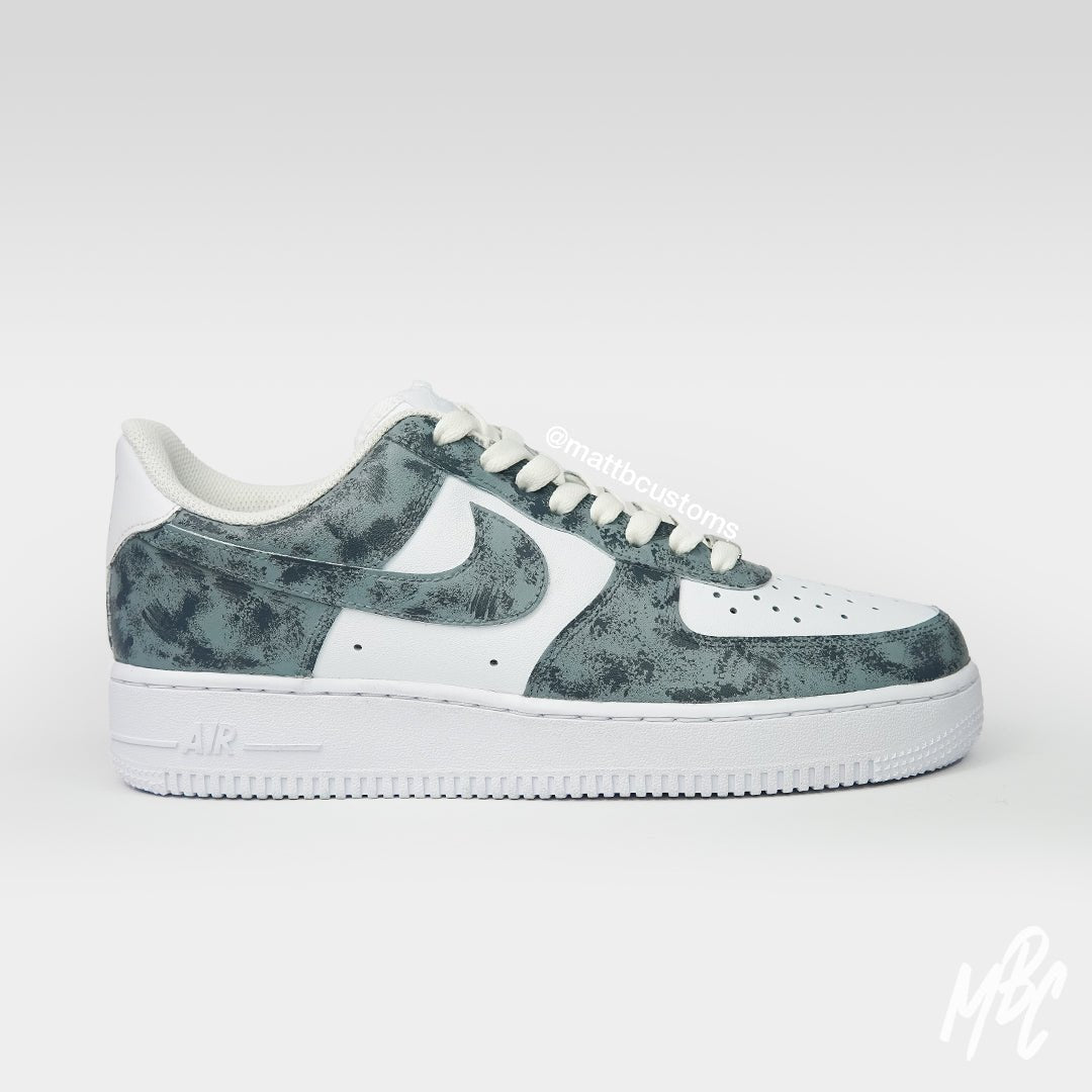 Concrete - Air Force 1 Custom Nike Sneakers