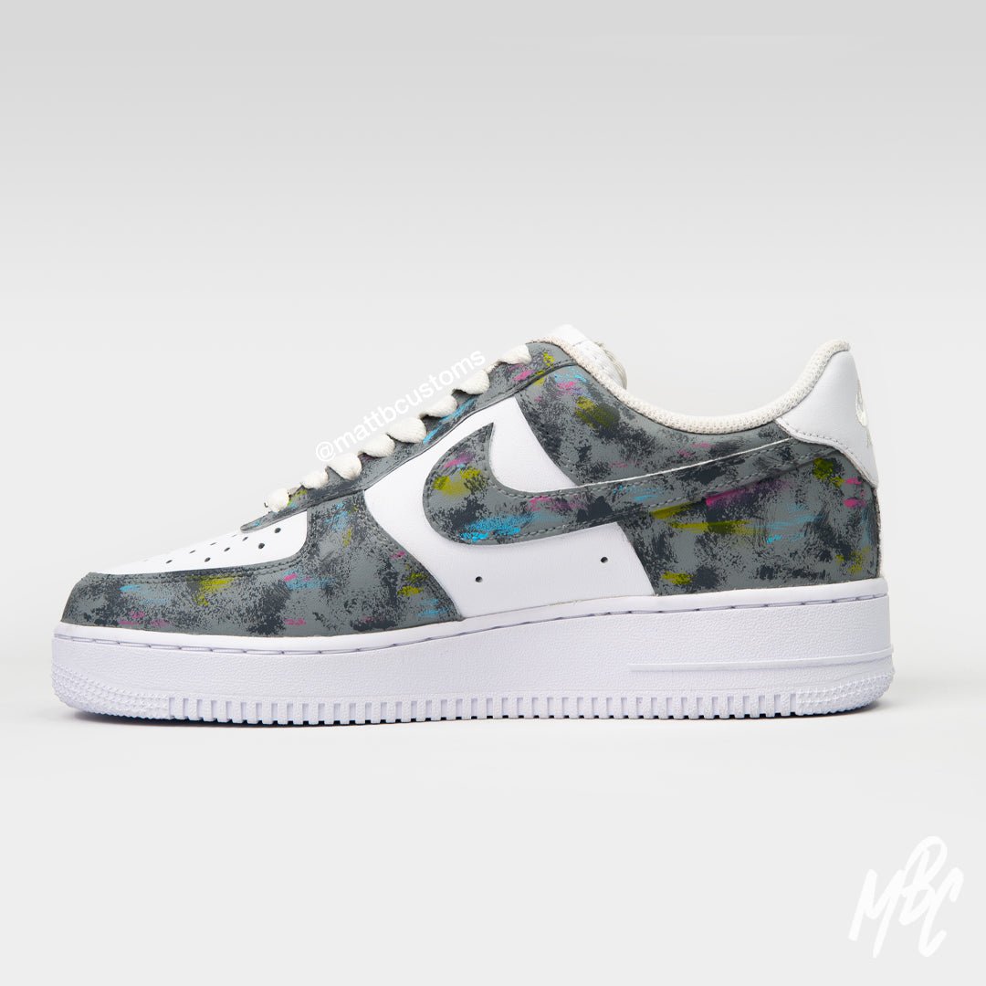 Concrete - Air Force 1 Custom Nike Sneakers