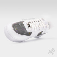 Concrete (Cut & Sew) - Air Force 1 Custom Nike Sneakers
