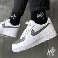 Concrete (Cut & Sew) - Air Force 1 Custom Nike Sneakers