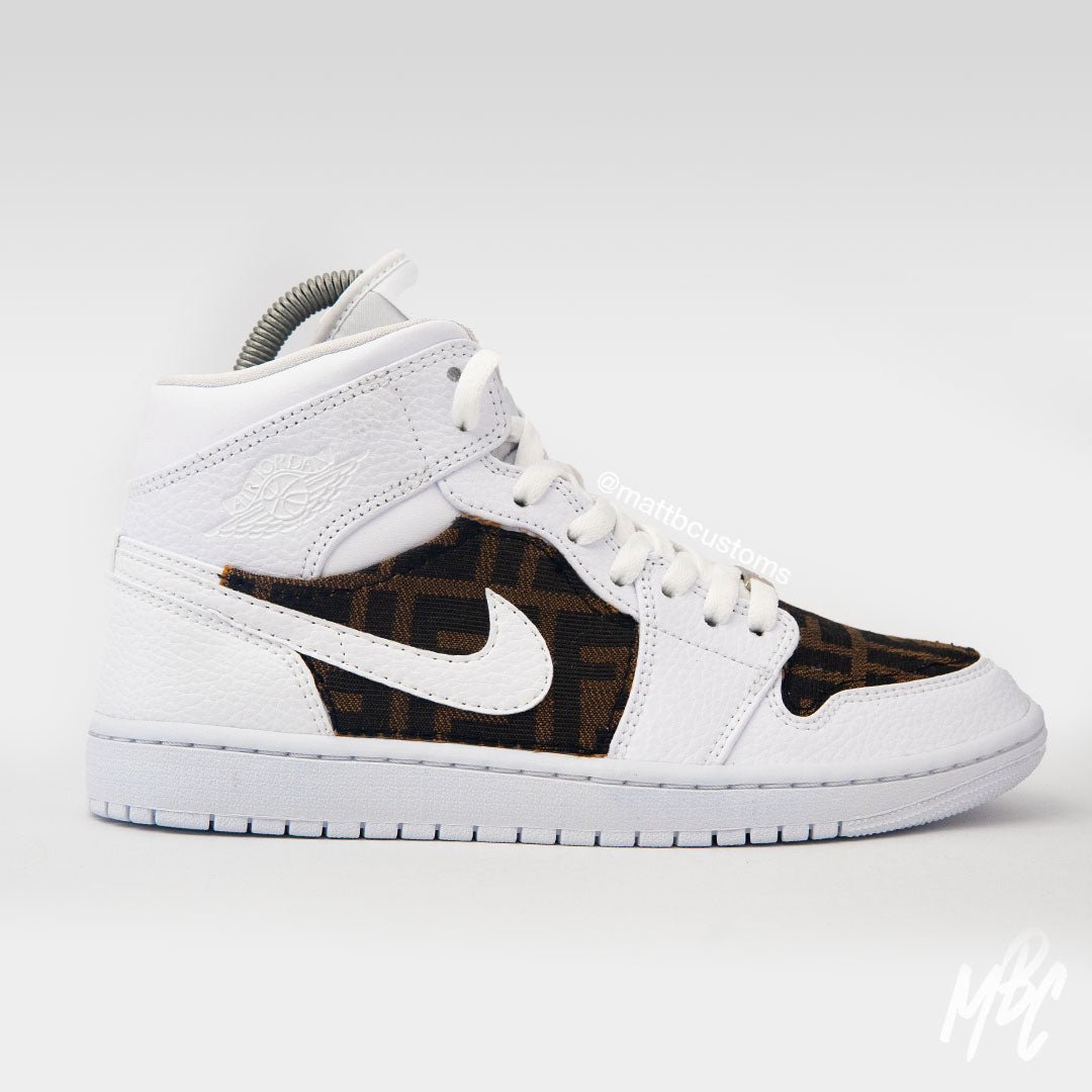Cut & Sew (Create Your Own) - Jordan 1 Mid Custom Nike Sneakers