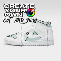 Cut & Sew (Create Your Own) - Jordan 1 Mid Custom Nike Sneakers