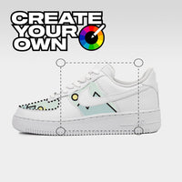 Cut & Sew (Create Your Own) - White Air Force 1 Custom Nike Sneakers