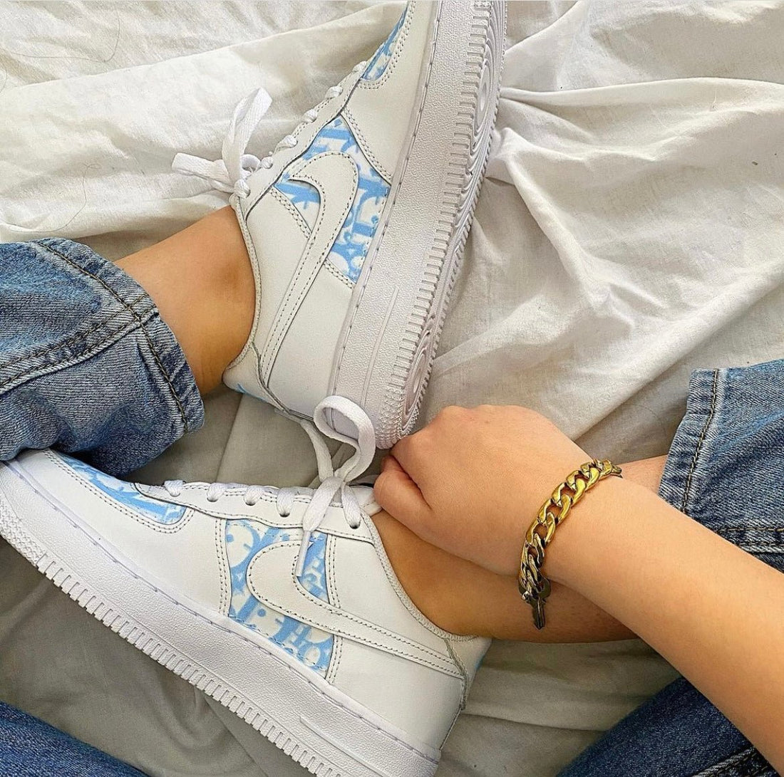 Cut & Sew (Create Your Own) - White Air Force 1 Custom Nike Sneakers