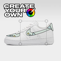 Cut & Sew (Create Your Own) - White Air Force 1 Custom Nike Sneakers