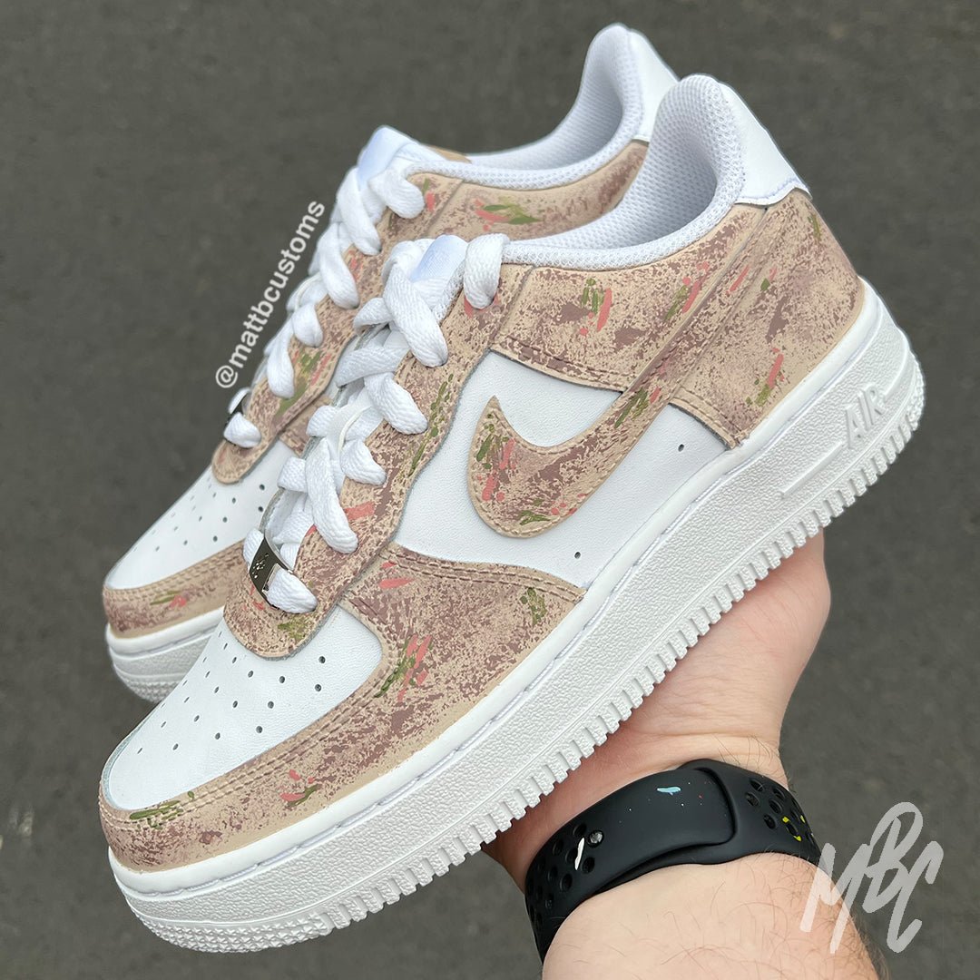 Desert Rust - Air Force 1 Custom Nike Sneakers